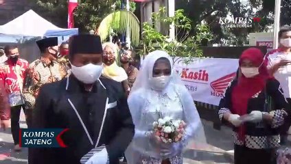 Warga Tidak Mampu, Dinikahkan Secara Gratis di Mapolsek