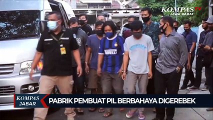 Pabrik Pembuat Pil Berbahaya Di Gerebek