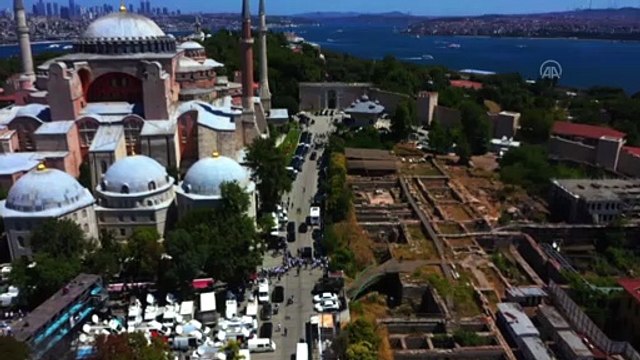 Cumhurbaşkanı Erdoğan, Ayasofya-i Kebir Cami-i Şerifi'ne geldi - İSTANBUL
