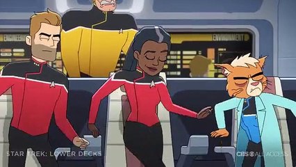 Star Trek Lower Decks - premier extrait avec la scène d'intro (vo)