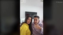 El vídeo más subido de tono de Reguilón y su novia influencer