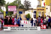 Hospital Cayetano Hereda recibió 2 plantas de oxígeno para atención de pacientes de Covid-19