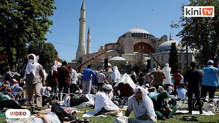 Solat Jumaat pertama di Hagia Sophia dalam 86 tahun (1)