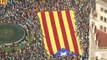 Una Diada disminuida- pinchazo de los independentistas en las calles de Barcelona
