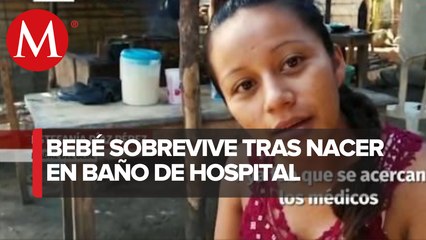 Dan de alta a Joven que dio a luz en baño de hospital en Chiapas