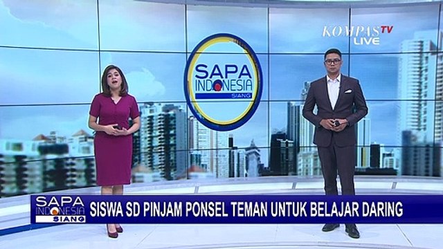 Prihatin, Siswa Ini Selalu Pinjam Gadget Teman Untuk Belajar Online