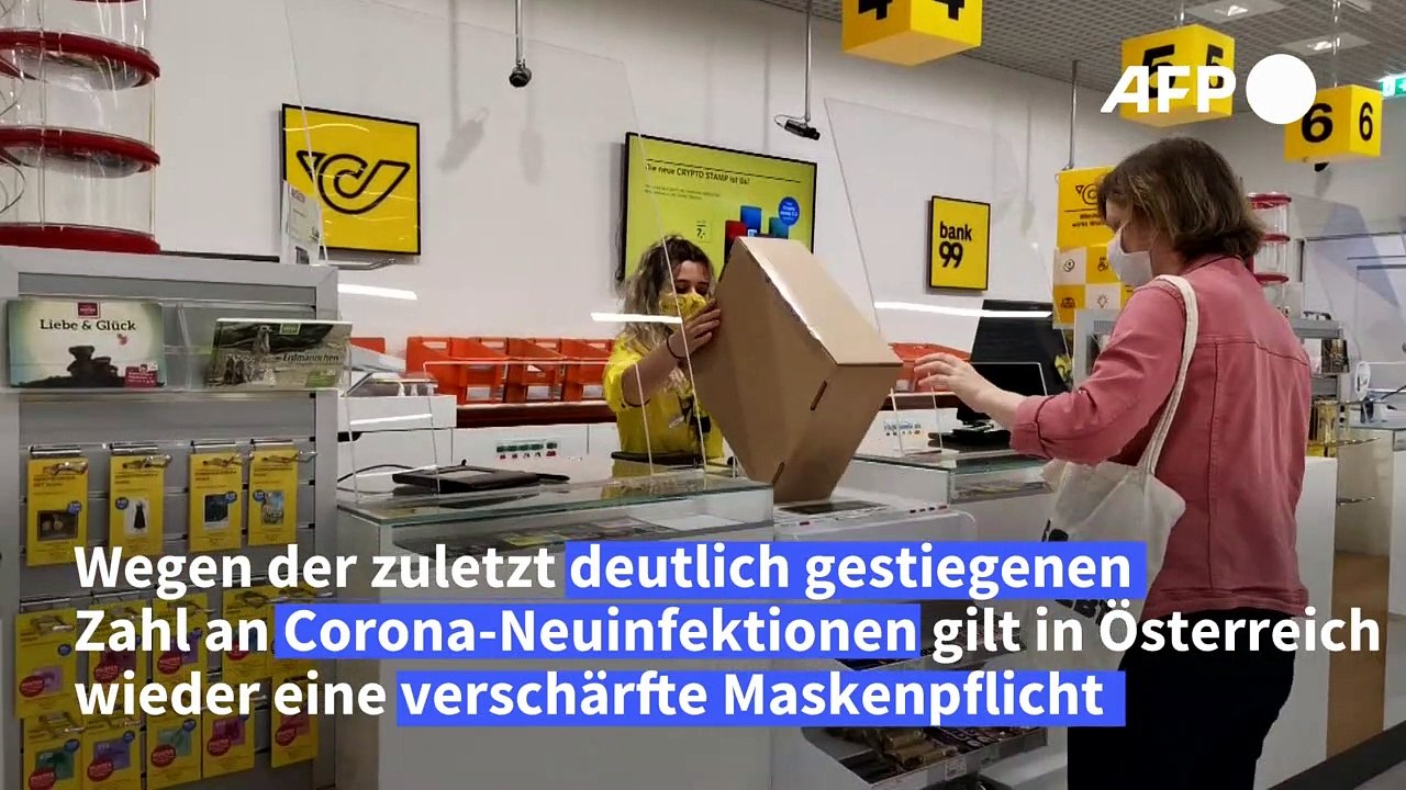 Verschärfte Maskenpflicht in Österreich