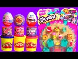 Shopkins Season 3 12-Pack with Play-Doh Surprise Eggs ChupaChups PeppaPig Fashems Princess PlayDough