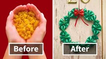7 Amazing DIY Christmas Decorations Made From Pasta By Crafty Panda