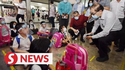 Observe social distancing when picking up children from school, says Dr Mah