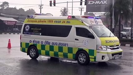 Family escape alive after electricity wires blow onto car during storm