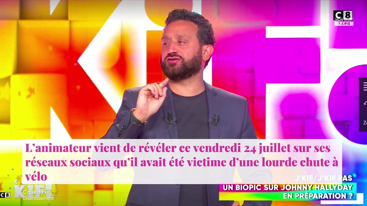 Cyril Hanouna blessé : l’animateur victime d’une lourde chute à vélo