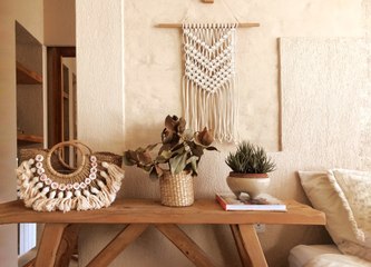 Cómo hacer un tapiz de macramé