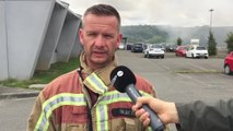 Incendie au BEP: le lieutenant Falque (zone Val de Sambre) fait le point sur la situation