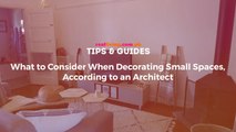 Here's One Important Thing to Consider When Decorating a Small Home