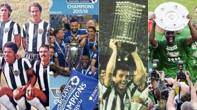 As equipes que conquistaram apenas um título dos campeonatos nacionais