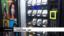 شاهد: تجهيز 40 ألف ماكينة لبيع  الكمامات في بريطانيا