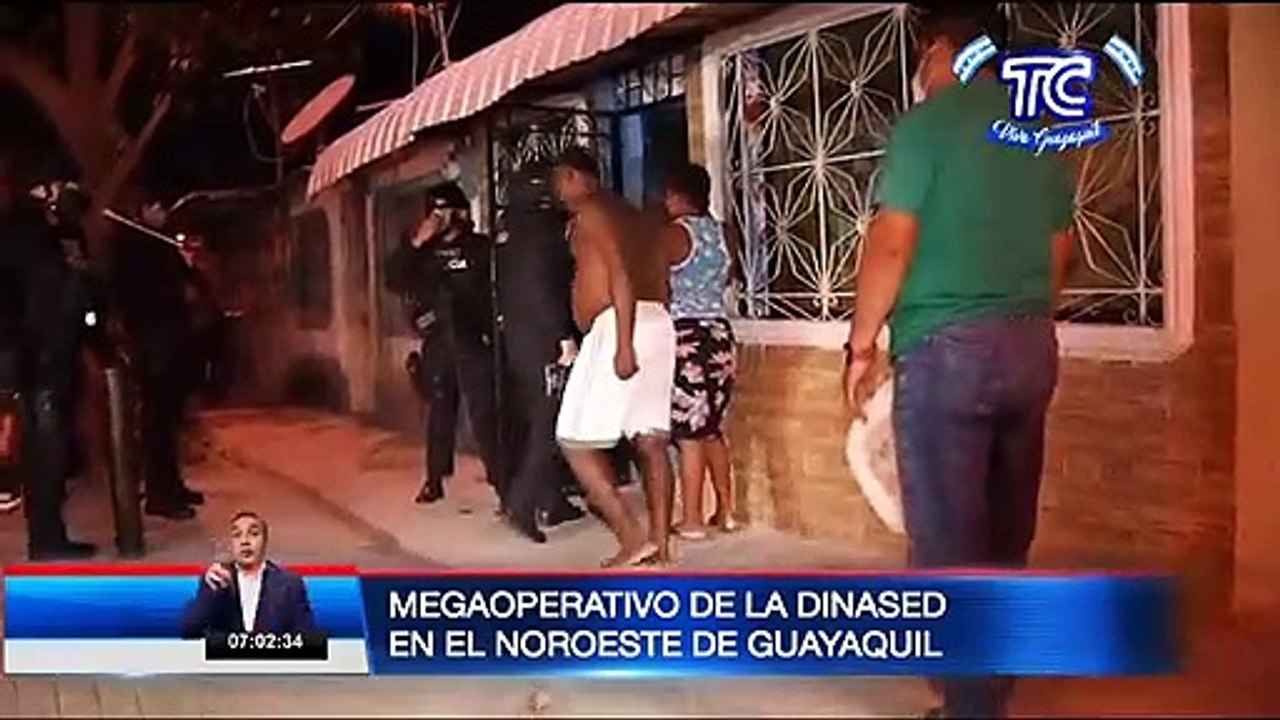 Operativo policial fue ejecutado tras la muerte de un integrante de la banda "Los Choneros" en Guayaquil