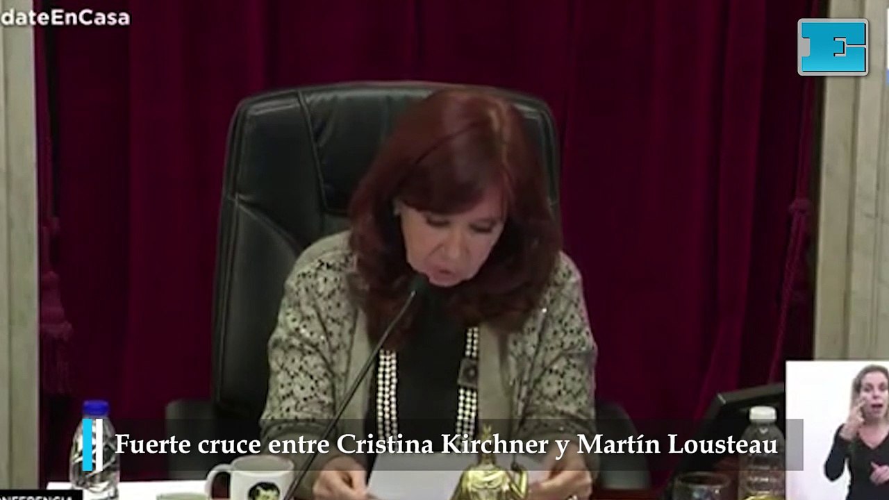 Fuerte cruce entre Cristina Kirchner y Martín Lousteau