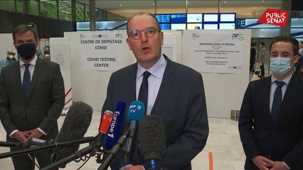 Covid-19 : Castex annonce que le gouvernement rend obligatoires les tests pour les voyageurs en provenance de seize pays