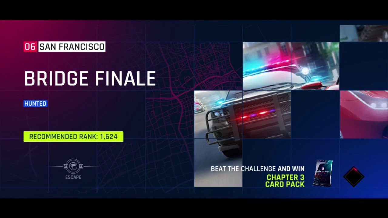 Bridge Finale | San Francisco | 7 Escapes | Escape | Asphalt 9 - #120 | ET Gaming