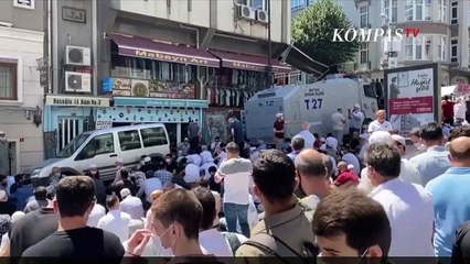 Suasana Shalat Jumat Pertama Kalinya di Hagia Sophia Turki dalam 86 Tahun