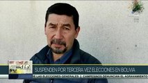 Bolivia: TSE retrasa por tercera vez las elecciones generales