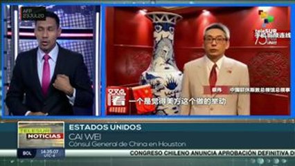 Consulado chino en Houston insta a Trump a reconsiderar su cierre