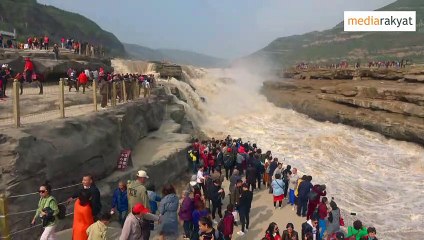Hukou Waterfall - The Yellow River's Largest Waterfall