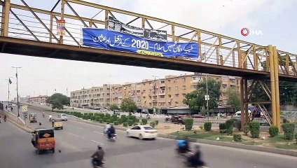 - Pakistan'da üst geçitlere Erdoğan ve Ayasofya'nın afişleri asıldı