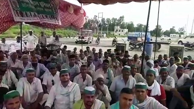 भारतीय किसान यूनियन की चेतावनी, सर्विस रोड बनवा कर रहेंगे, तब तक रहेगा धरना