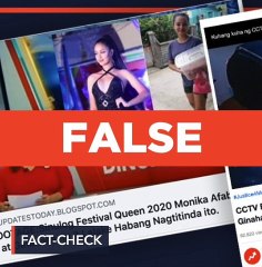 FALSE: Sinulog Queen 2020 ‘kidnapped, raped by 3 men'