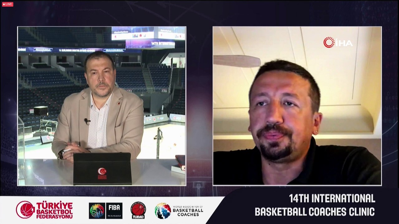 TBF Başkanı Hidayet Türkoğlu, 14. Uluslararası Basketbol Antrenör Semineri’ni başlattı