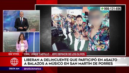 Liberan a delincuente que participó en asaltó a músico en SMP | Primera Edición (HOY)