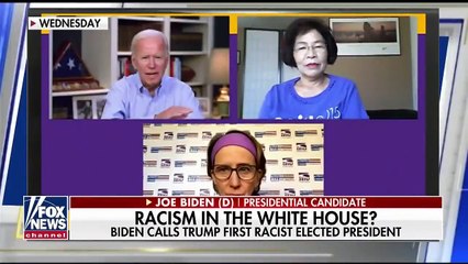 Biden calls Trump the 'first' racist president