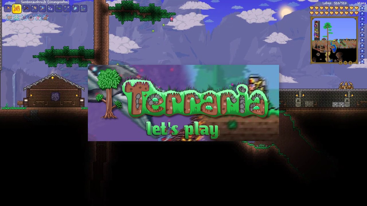 Terraria Let's Play 212: Anfang des Lagerraums
