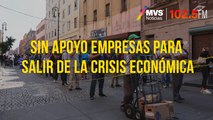 Sin apoyo empresas para salir de la crisis económica