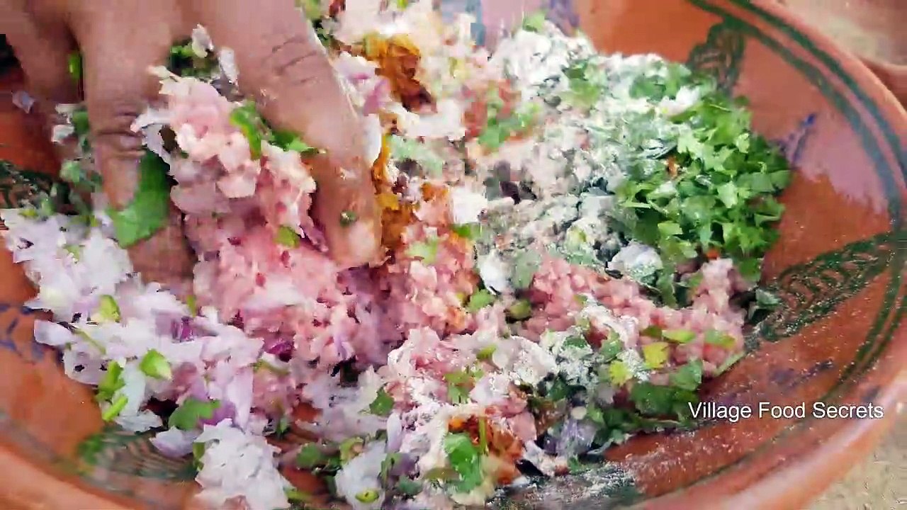 Homemade Seekh kabab in Tandoor Oven - Mutton Seekh Kebab - Village Food Secrets