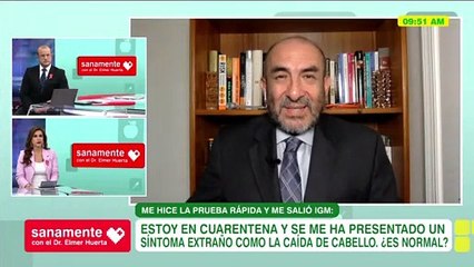 ¿La caída de cabello es un síntoma del Covid-19? | Sanamente con el Doctor Elmer Huerta (HOY)