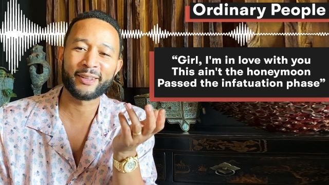 John Legend Explains How He Builds His Songs