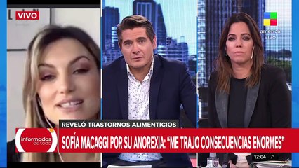 El testimonio de Sofía Macaggi: "Estaba comiendo casi nada"