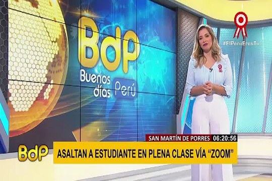 Celular registró rostros de ladrones que asaltaron a universitario en clase vía 'Zoom'