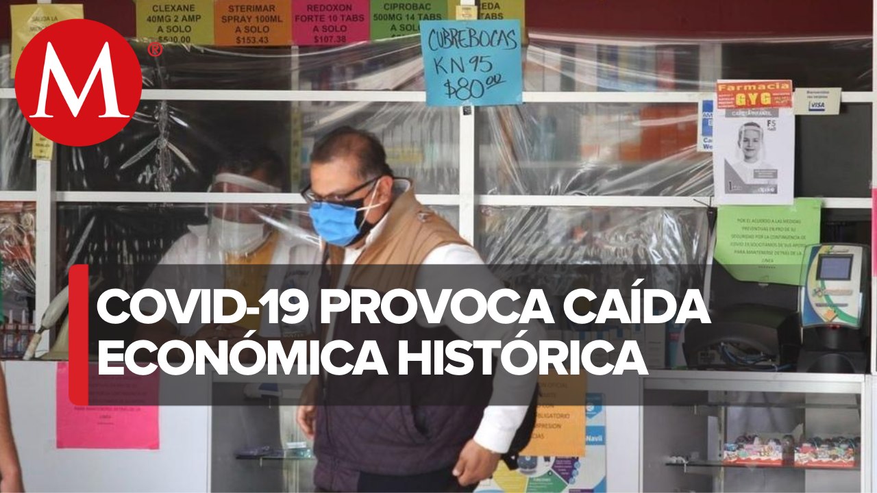 Actividad económica sufre caída histórica de 22.7% en mayo, reporta Inegi