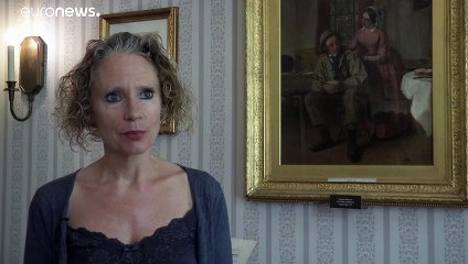 Charles Dickens naturgetreu in Farbe - Nachfahren standen Modell