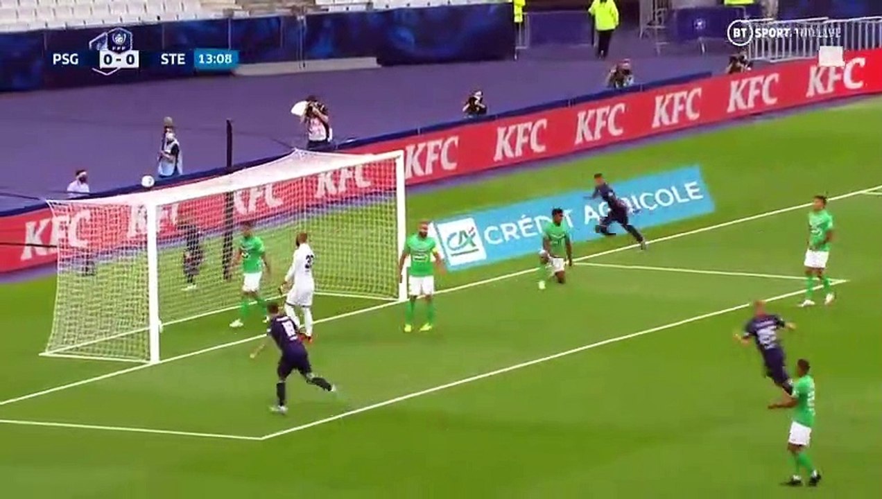 Neymar Goal - Paris Saint-Germain vs Saint-Etie...