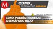 Por coronavirus, CdMx permanece en semáforo naranja con 'alerta'