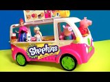 Shopkins Scoops Ice Cream Truck Playset with Disney Frozen Anna Elsa - Camion de Helados Shopkins