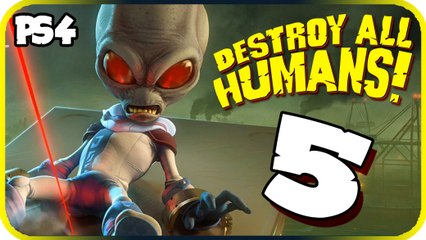 Destroy All Humans! Remake Walkthrough Part 5 (PS4, XB1) No Commentary