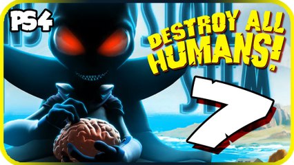 Destroy All Humans! Remake Walkthrough Part 7 (PS4, XB1) No Commentary