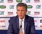 Finale - Puel : ''Je tiens à féliciter mes joueurs''